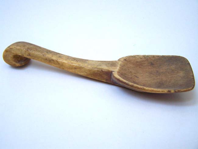 A 19th century ANTIQUE Whalebone Serving Spoon